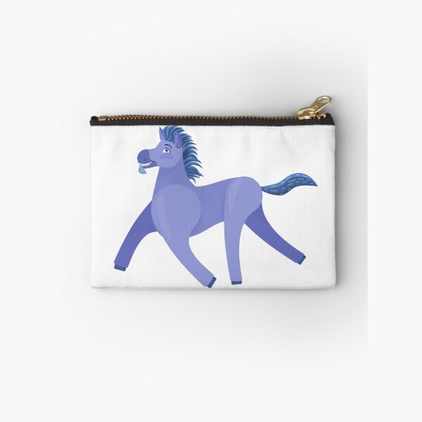 Item preview, Blue Wonky Horse clean simplified designed and sold by BeccaDoodles.