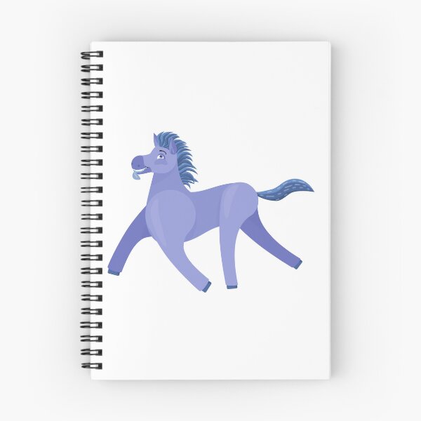 Item preview, Blue Wonky Horse clean simplified designed and sold by BeccaDoodles.