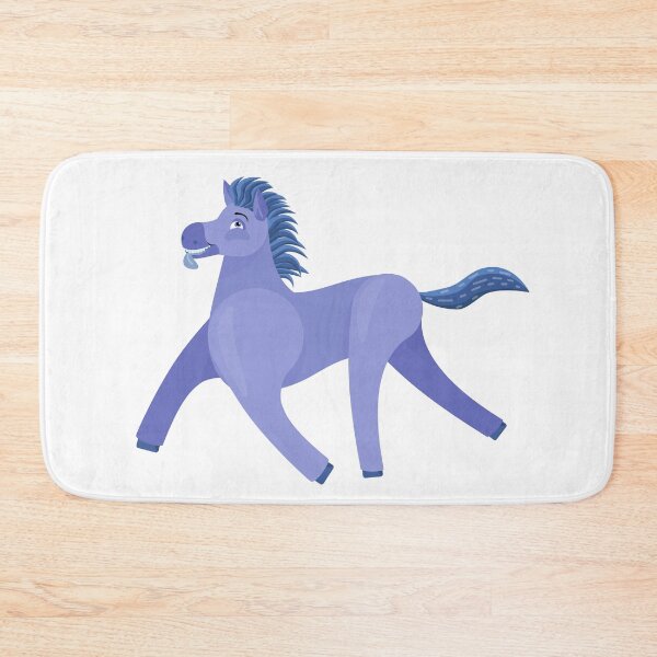 Item preview, Blue Wonky Horse clean simplified designed and sold by BeccaDoodles.