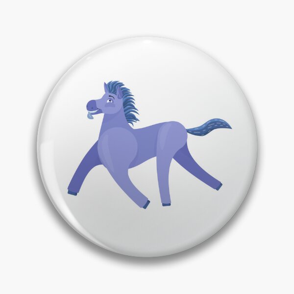 Item preview, Blue Wonky Horse clean simplified designed and sold by BeccaDoodles.