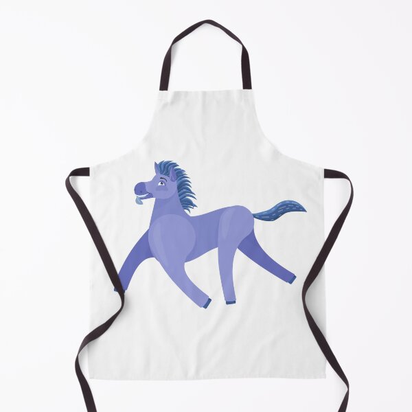 Item preview, Blue Wonky Horse clean simplified designed and sold by BeccaDoodles.