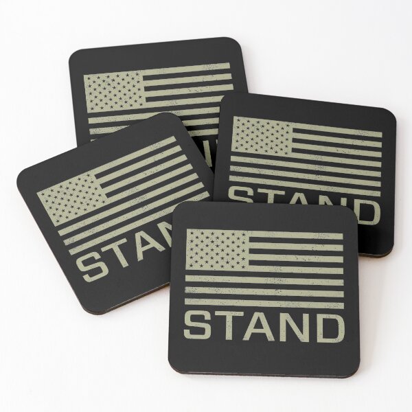 Item preview, Stand - I Don't Kneel - Distressed US USA Flag designed and sold by Gamelin.