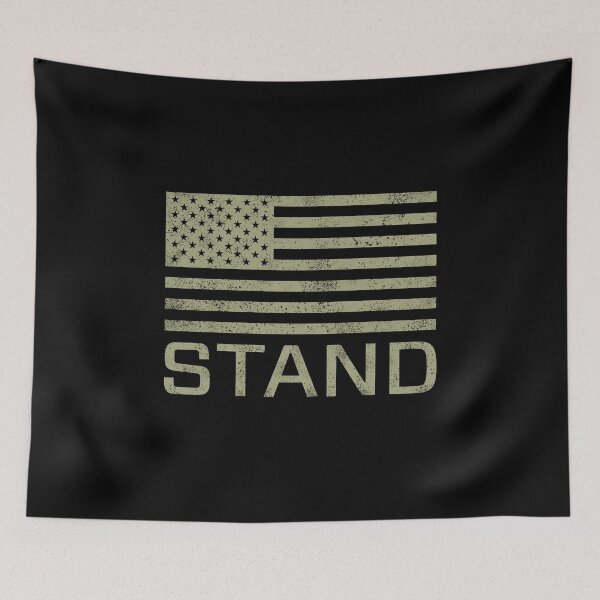 Item preview, Stand - I Don't Kneel - Distressed US USA Flag designed and sold by Gamelin.