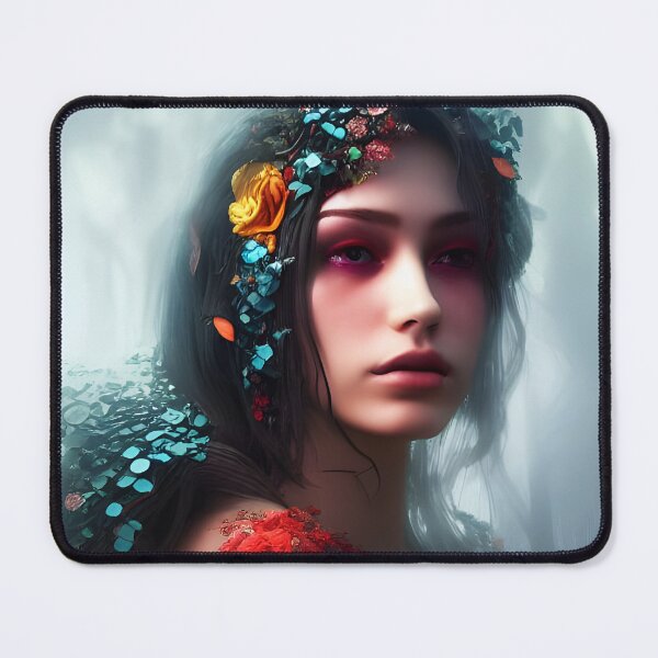 Item preview, Beautiful Ice Queen with Ice Colored Flower Petals designed and sold by DanTheManDan.