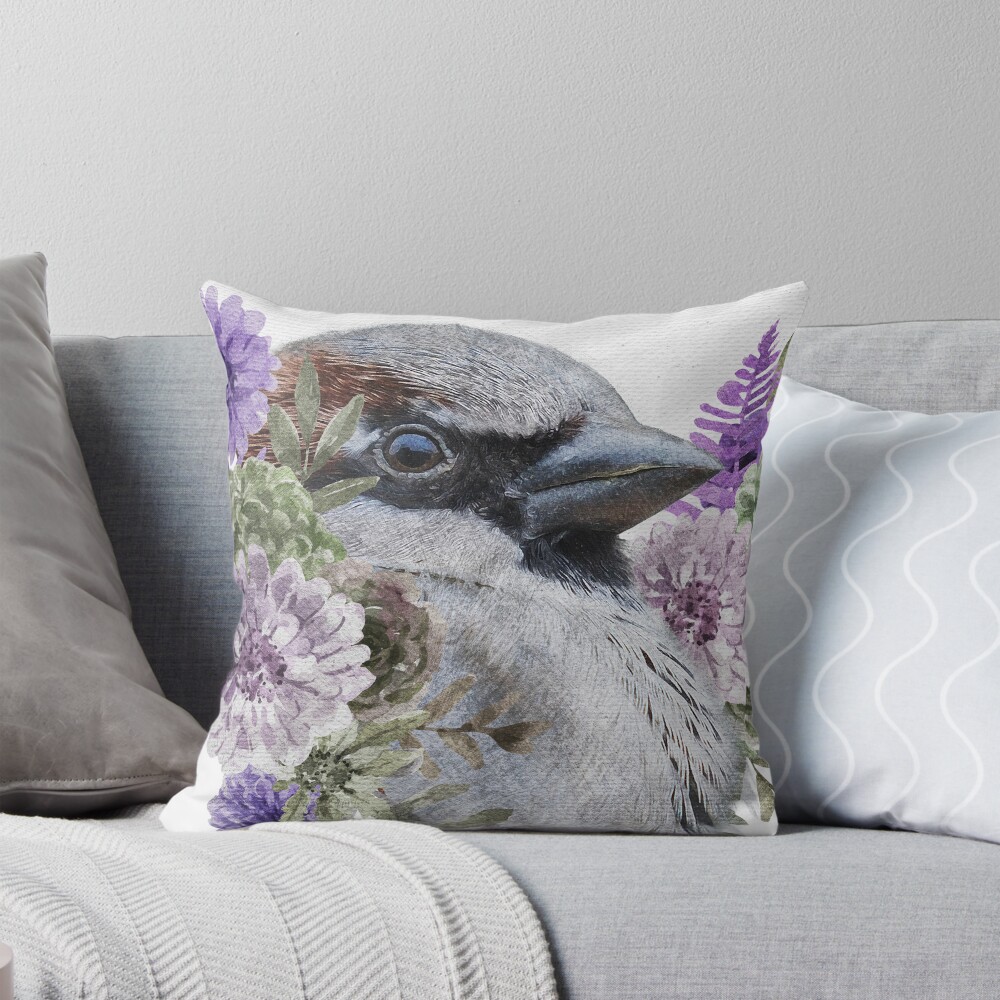 Item preview, Throw Pillow designed and sold by CritterSticker.