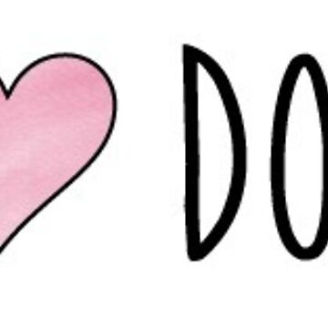 Artwork thumbnail, I heart dogs by libberdoodle