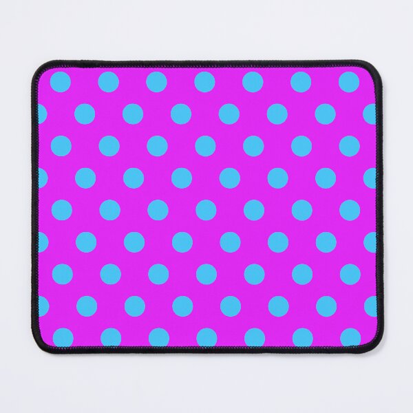 Item preview, Light Blue and Fushia Pink Polka Dots designed and sold by patterniastudio.