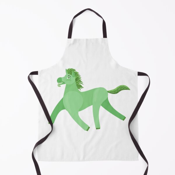 Item preview, Green Wonky Horse clean simplified designed and sold by BeccaDoodles.
