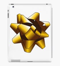Gold Present Bow iPad Case/Skin