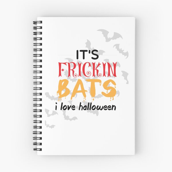 Item preview, Its Frickin Bats- I Love Halloween - Bats In The Background designed and sold by ImagesDesigns.