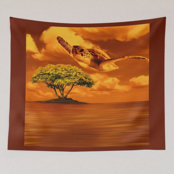 Item preview, Flying Turtle | Mystery Island designed and sold by LenaKiagia.