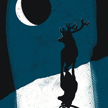 Artwork thumbnail, Moonlight pose by Old Friends