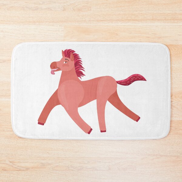 Item preview, Red Wonky Horse clean simplified designed and sold by BeccaDoodles.