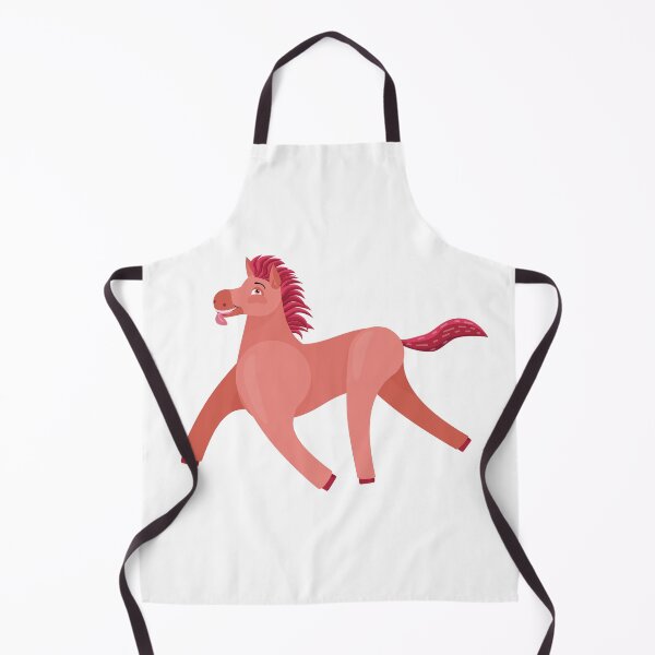 Item preview, Red Wonky Horse clean simplified designed and sold by BeccaDoodles.