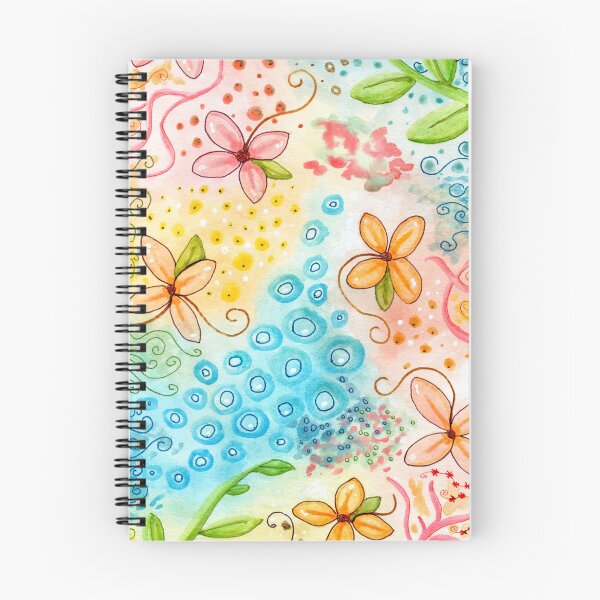 Item preview, Multicolor Abstract Floral Design 281 flowers designed and sold by artbylucie.