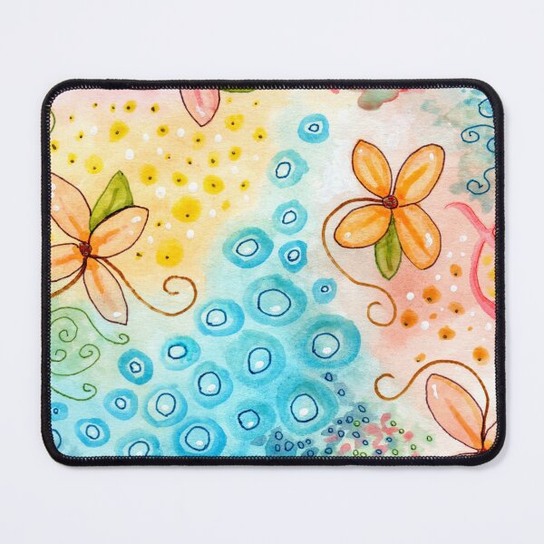 Item preview, Multicolor Abstract Floral Design 281 flowers designed and sold by artbylucie.