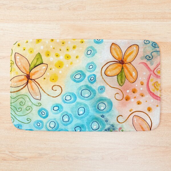 Item preview, Multicolor Abstract Floral Design 281 flowers designed and sold by artbylucie.