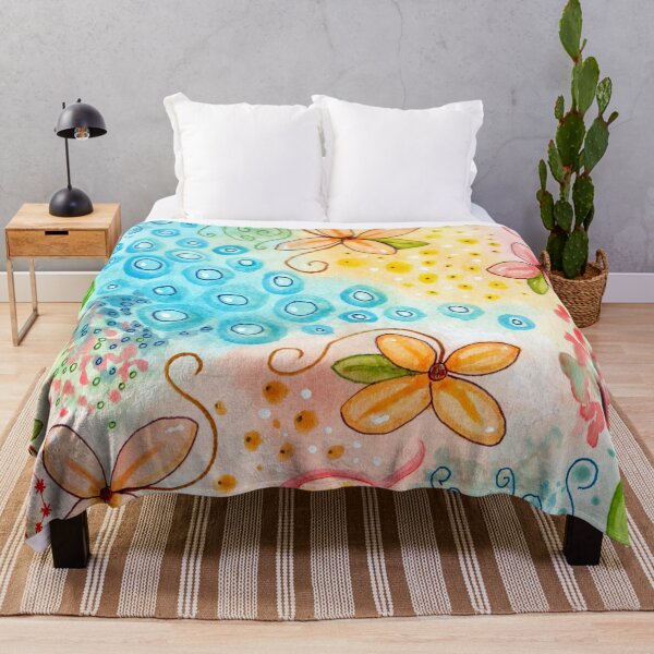 Item preview, Multicolor Abstract Floral Design 281 flowers designed and sold by artbylucie.
