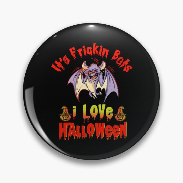Item preview, Its Frickin Bats- I Love Halloween - Pumpkins And Bats designed and sold by ImagesDesigns.