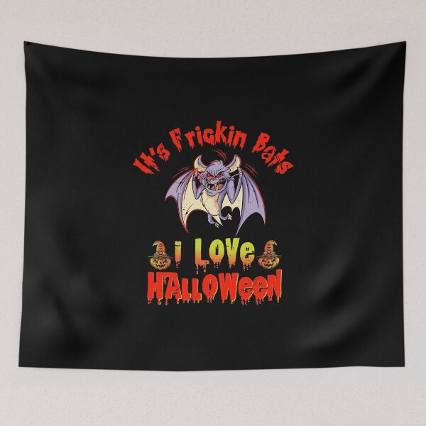 Item preview, Its Frickin Bats- I Love Halloween - Pumpkins And Bats designed and sold by ImagesDesigns.