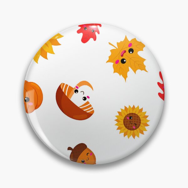 Item preview, Winking Pumpkin, Winking Leaves, Winking Pine, Winking Sunflower, Winking Mushroom Fall Design designed and sold by AzatZakarian.