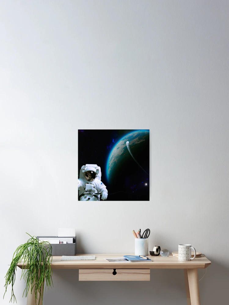 Thumbnail 2 of 3, Poster, Space Program Drawing designed and sold by redmoonrocket.