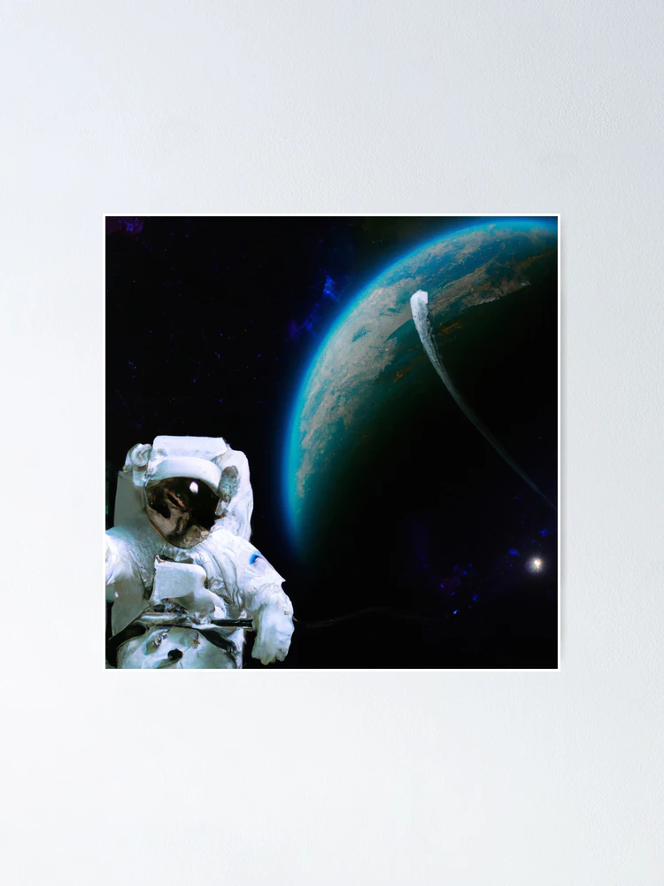 Thumbnail 1 of 3, Poster, Space Program Drawing designed and sold by redmoonrocket.