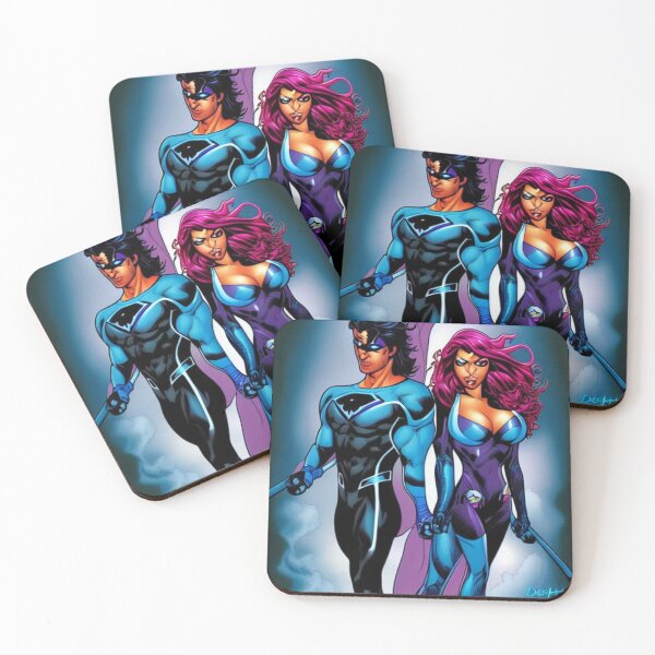 Item preview,  Nightwing and starfire 14 designed and sold by Tribaltreasures.