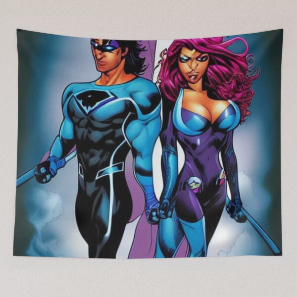 Item preview,  Nightwing and starfire 14 designed and sold by Tribaltreasures.