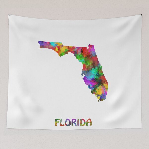 Item preview, florida map designed and sold by BekimART.