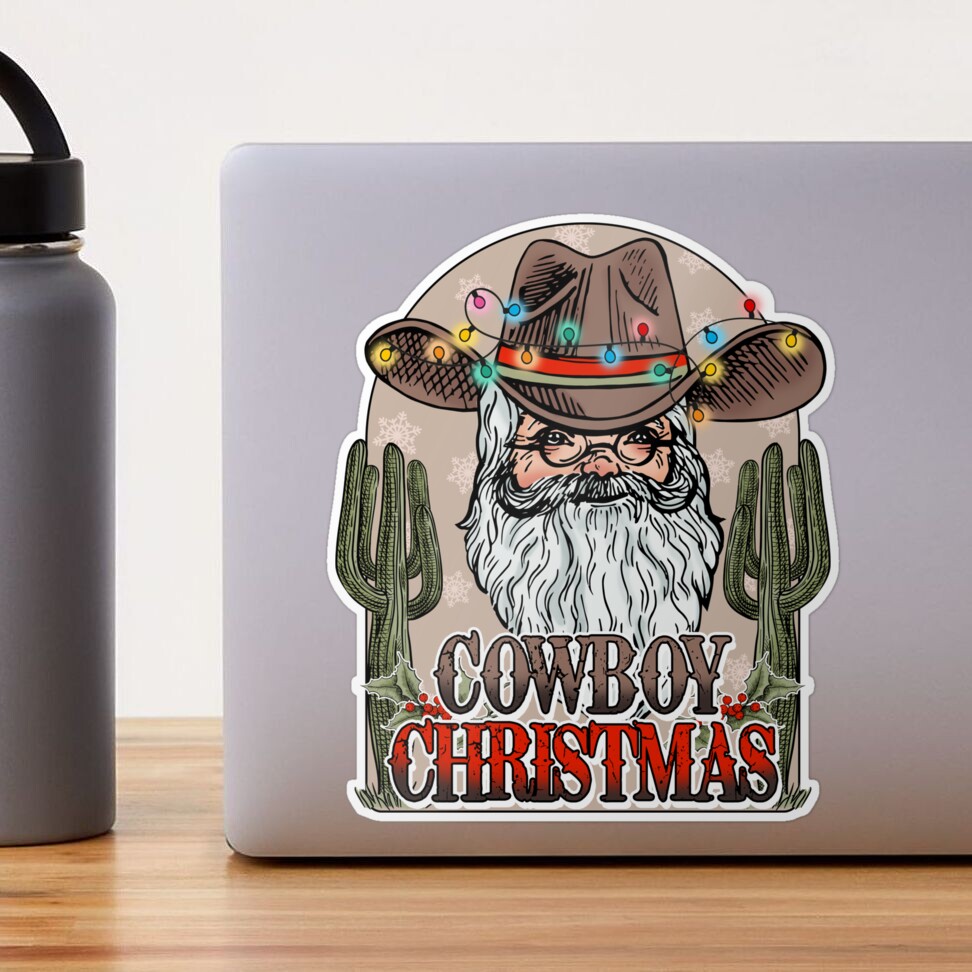 Branded Cowboy Christmas Western Coffee Mug