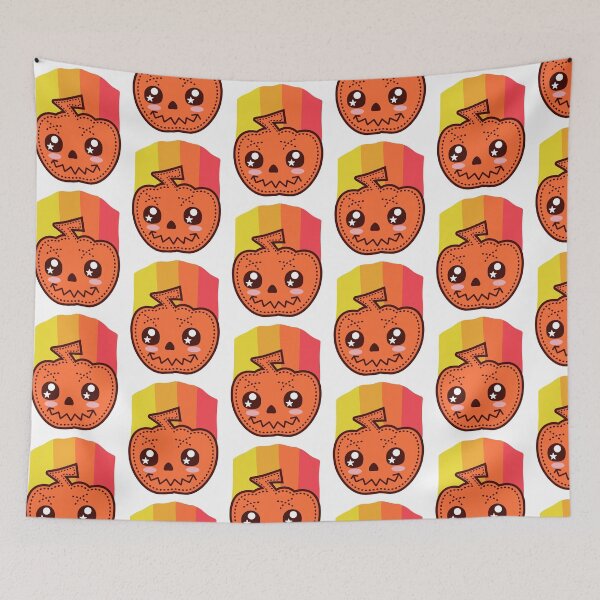 Item preview, Halloween Scary Evil Pumkin Funny Pumkin Head | Kawaii Halloween  designed and sold by THROUGH-LIFE.