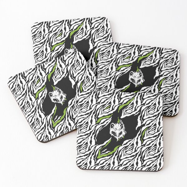 Item preview, GOWILD Seamless Wolf Design - black designed and sold by GOWILDstyle.