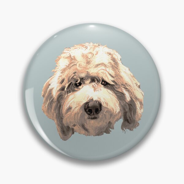 Item preview, Lucky Labradoodle Face ~ Golden designed and sold by Jane Oriel.