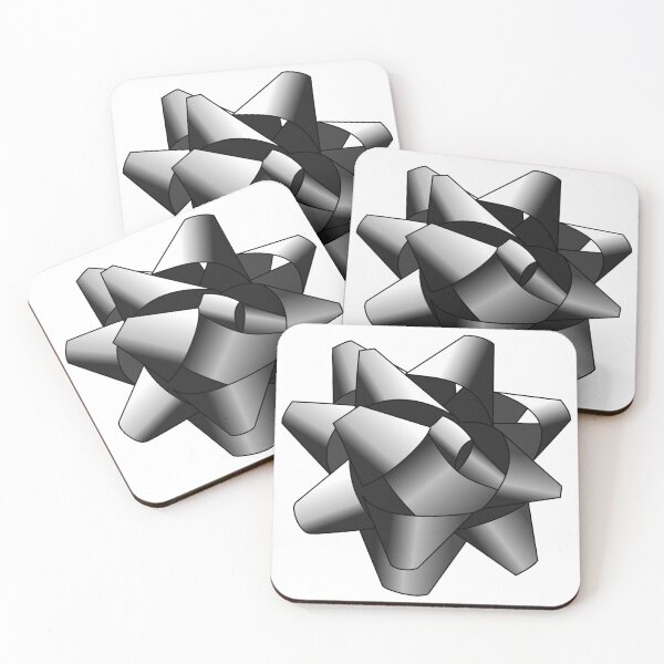 Item preview, Silver Present Bow designed and sold by christinaashman.