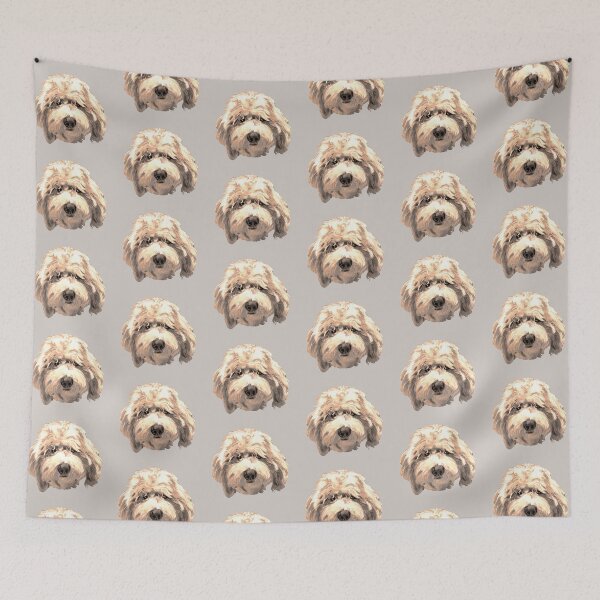 Item preview, Lucky Labradoodle Face ~ Golden designed and sold by Jane Oriel.