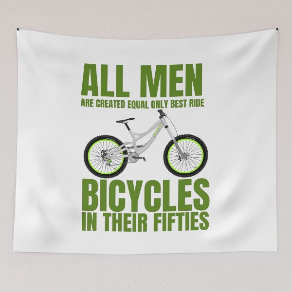 Item preview, All Men Are Created Equal Only Best Ride Bicycles In Their Fifties designed and sold by khadijat297.