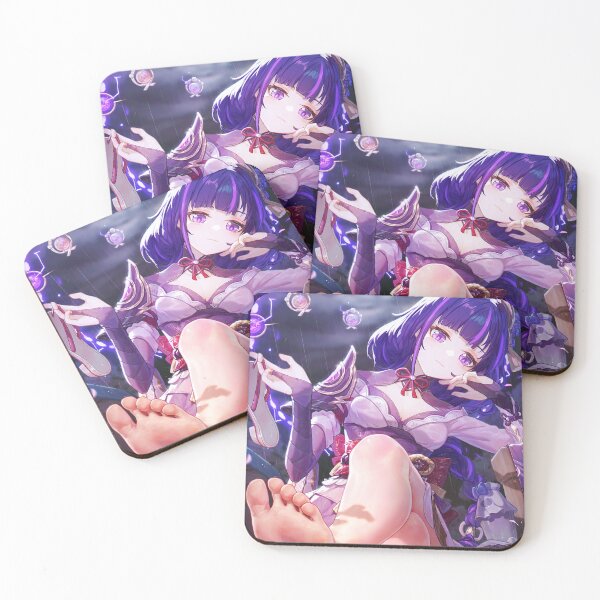 Item preview, Raiden Shogun descalzo Genshin Impact designed and sold by genshinwaifus.