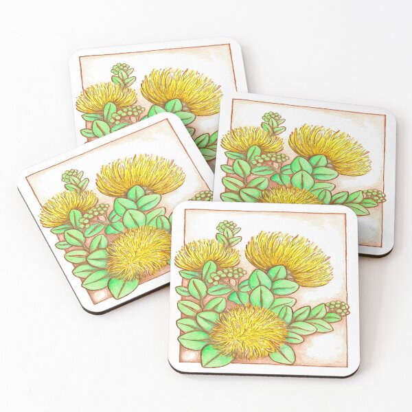 Item preview, Yellow Lehua designed and sold by Shannon Weaver.