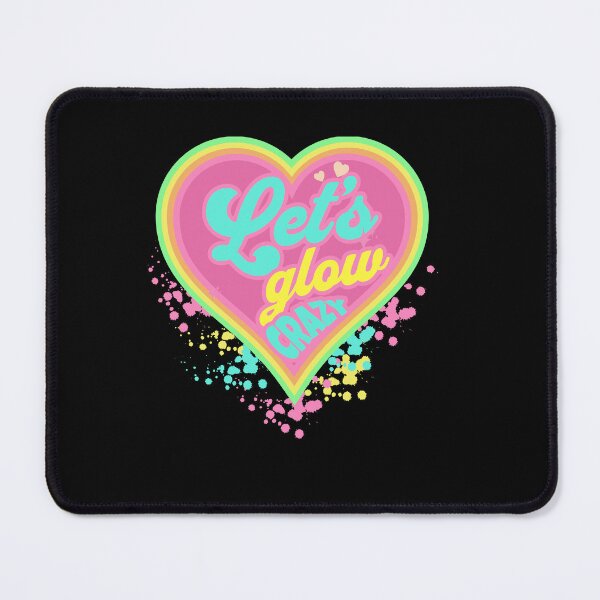 Item preview, Let's Glow Crazy Retro Heart designed and sold by fra02.