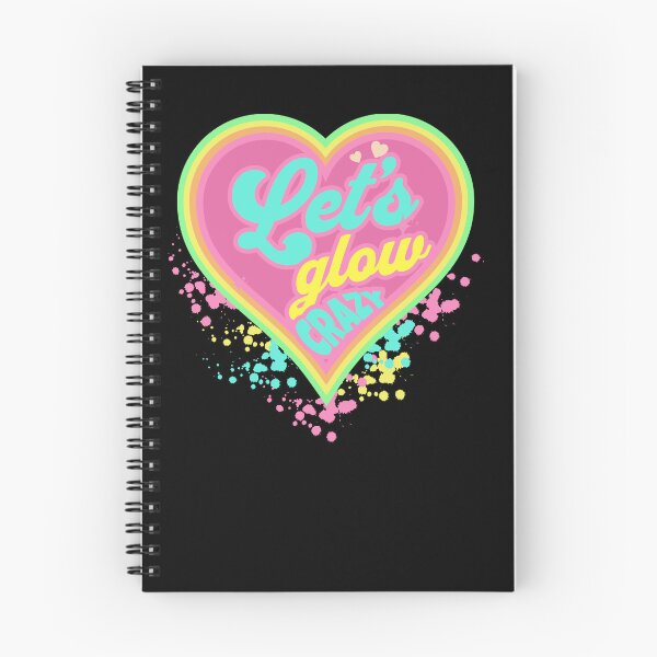 Item preview, Let's Glow Crazy Retro Heart designed and sold by fra02.
