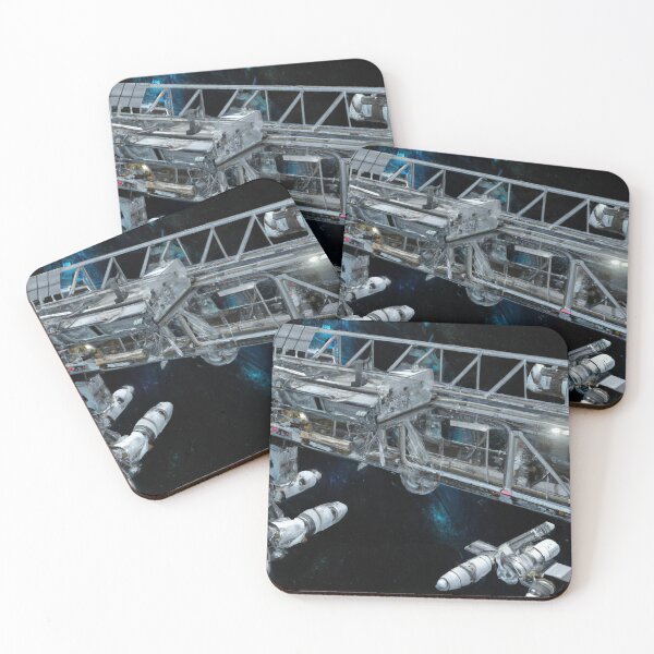 Item preview, Space Station Drawing designed and sold by redmoonrocket.