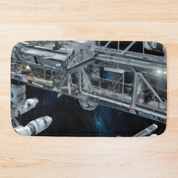Item preview, Space Station Drawing designed and sold by redmoonrocket.