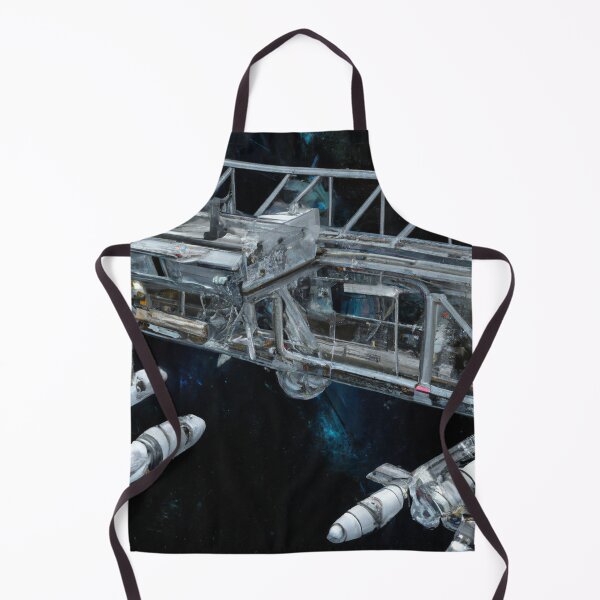 Item preview, Space Station Drawing designed and sold by redmoonrocket.