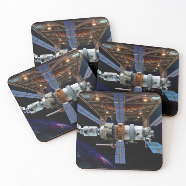 Item preview, Space Station Drawing designed and sold by redmoonrocket.