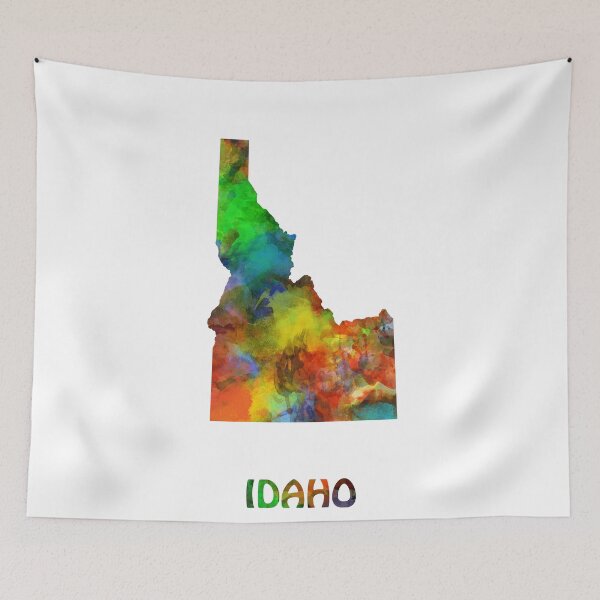 Item preview, idaho map designed and sold by BekimART.