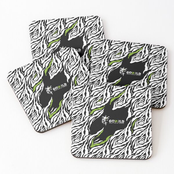 Item preview, GOWILD Seamless Wolf Design - branded black designed and sold by GOWILDstyle.