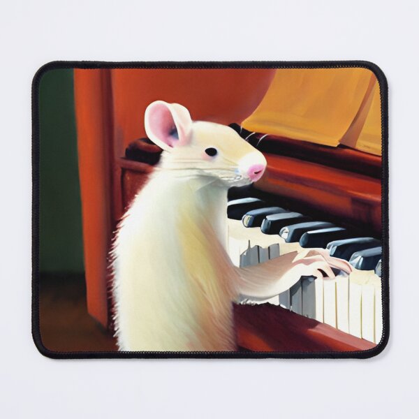 Item preview, Rat Playing Piano, Rats Playing Musical Instruments, Funny Rat designed and sold by GwendolynFrost.
