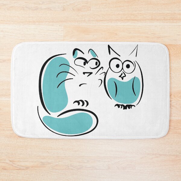 Item preview, A Cat And An Owl designed and sold by mouad naouiri.