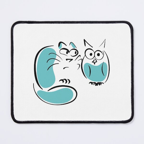 Item preview, A Cat And An Owl designed and sold by mouad naouiri.